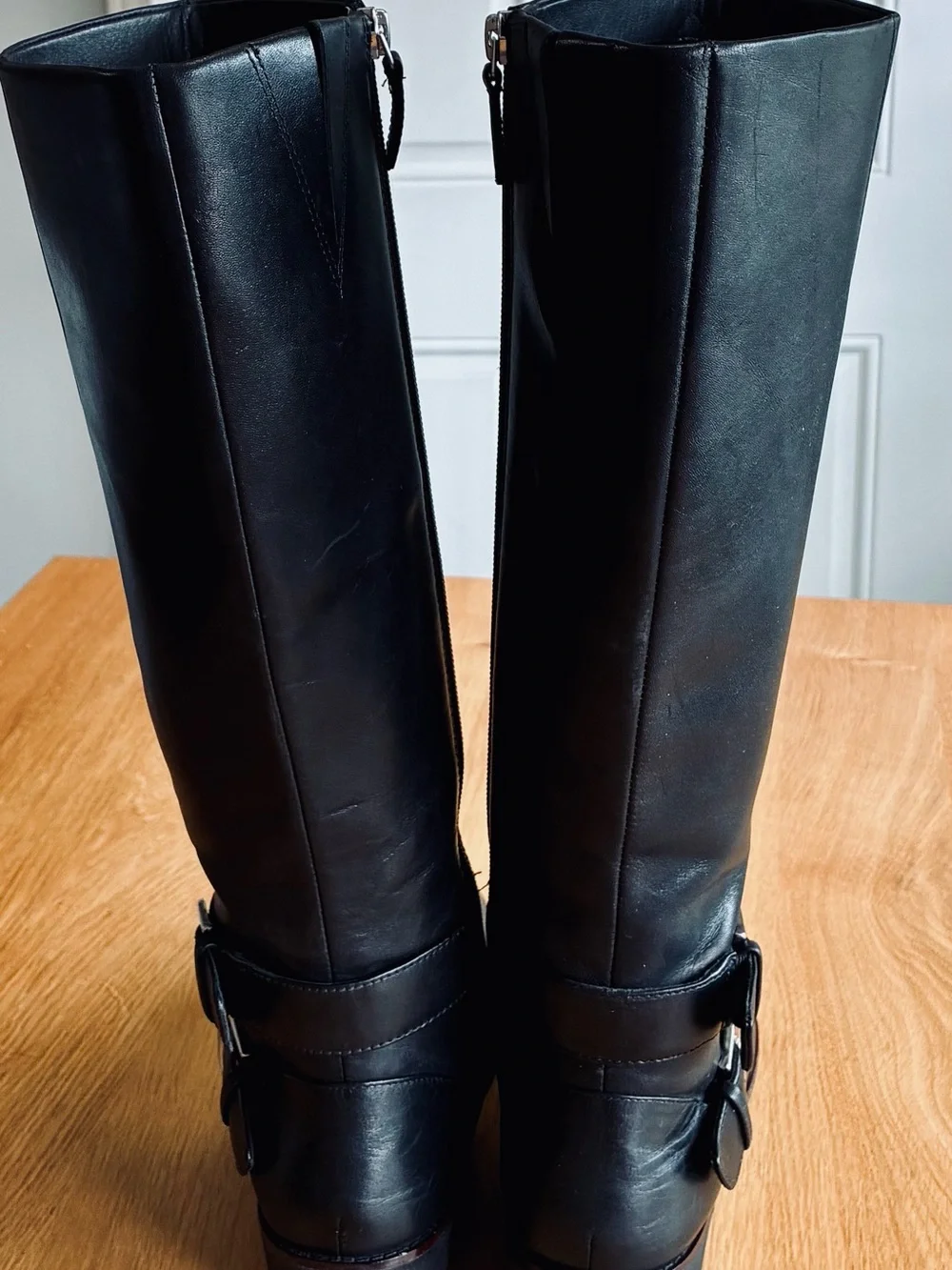 FitFlop Black Leather Boots, 5